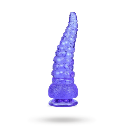 ToppedMonster Dildo Winkle Purple 23 cm - Sexleker Vuxen: Vibrator, dildo & massajestaver