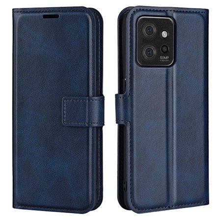 SKALO Motorola ThinkPhone 5G Premium Wallet Lompakkokotelo - Sininen