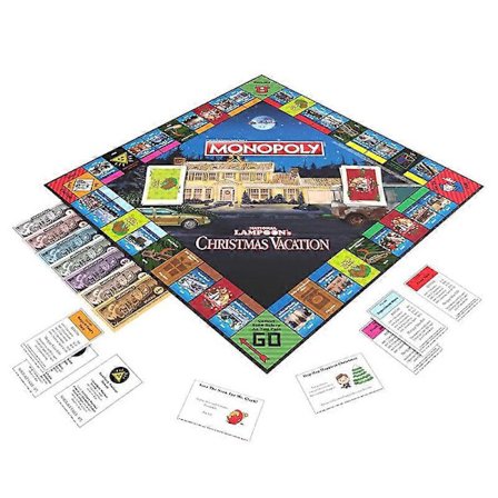 Monopoly National Lampoons brætspil National Lampoons brætspil Christmas Vacation rejsestrategispil til 2-6 spillere