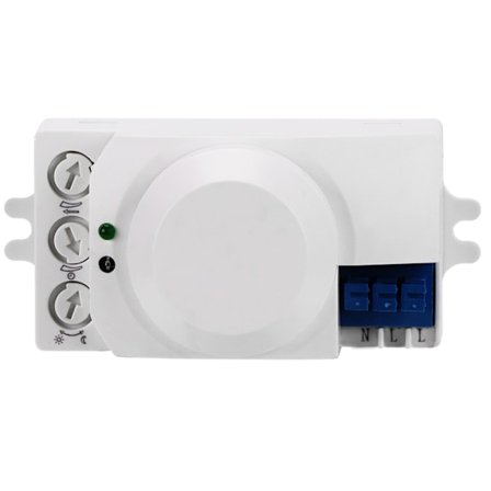 360 graders detektion Intelligent mikrovågsrörelseljussensorbrytare 220-240V