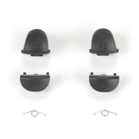 L1 R1 L2 R2 Avtryckarknappar + Fjädrar för Playstation 4 JDM-040 Styrenhet