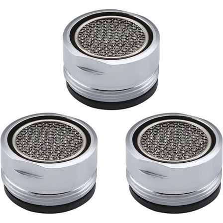3 stk. Vandbesparende vandhanefilter, vandhanetilbehør, diffusor, vandhane