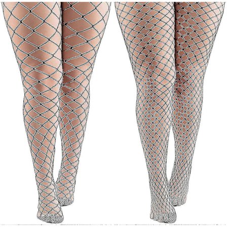 Fishnet Strumpbyxor Plus Size Sexiga Fishnet Strumpbyxor Strumpbyxor Fishnet Korsnät Strumpbyxor För Kvinnor (4 Par Svart)