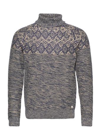 Pullover Knitwear Turtlenecks Grå Blend