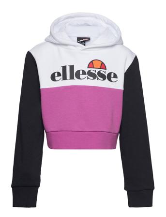 El Miyam Jnr Crop Hoody Patterned Ellesse