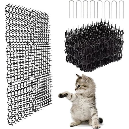 24 stk. Have Anti-katte Måtte Med Pigge, Anti-katte Måtte Med Torn, Katteafvisende Måtte, Dyrespik Afvisningsmiddel Til Indendørs Udendørs Have Sofa