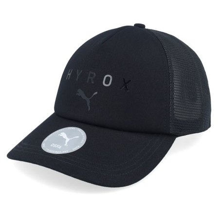Puma - Svart trucker Keps - Puma X Hyrox Cap Black A-Frame Trucker @ Hatstore