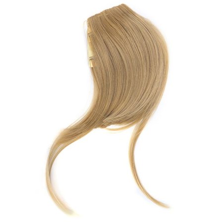 Sporløs Hårforlængelse Pandehår Clip On Falske Pandehår Piger Syntetiske Blunt Pandehår Hårstykke 01#