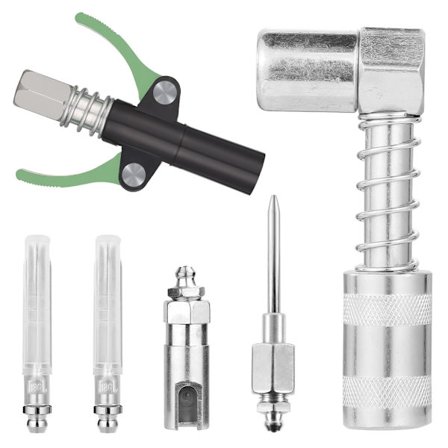 Fettpressemunnstykke i karbonstål 90 graders vinklet kobling for kjøretøysmøring