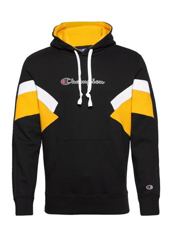 Hooded Sweatshirt Hoodie Trøje Sort Champion