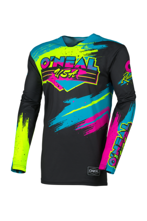 O'Neal Mayhem Reseda MX Jersey Black/Neon Yellow M