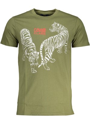 Cavalli Class T-shirt Maniche Corte Uomo Verde