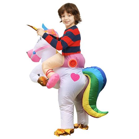 Unicorn Jumpsuit Kostume Oppustelig Suit Cosplay Fantasy