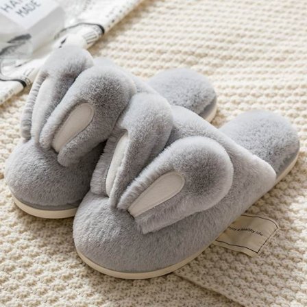 Mub- Fuzzy Soft House Slipper Plys Pels Varme ozy Fluffy Hjemmesko omfy Vinter Indendørs Udendørs ute Slippers