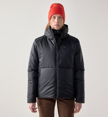 Haglöfs Breeze Mimic Hood Women True Black - Dam - M