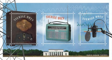 Sverige - Radio - Postfrisk miniark