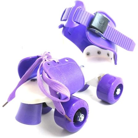 Snabba Quad Roller Skates Justerbara Direktanslutna till Skor för Utomhusaktiviteter