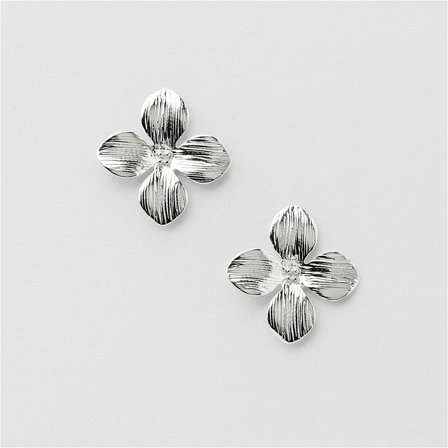 Petunia Flower Studs - STERLINGSILBER