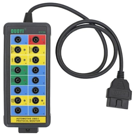 Elektriske diagnostiske værktøjer Busanalysator Business Driving Box Can CAN Bus Drift med LED-lys LED Automatisk Obdii Protokoldetektor 16 ben med 35