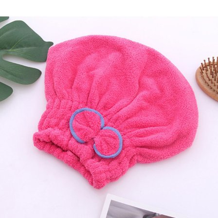 Mikrokuitu Nopea Hiusten Kuivatus Kylpylä Jousi Solmu Kääre Pyyhe Hattu Ca
