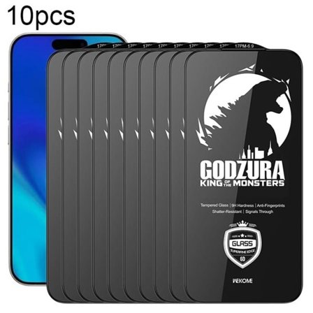 Karkaistu näytönsuoja HD 6D iPhone 17 Pro Max 10-pack 10-pack