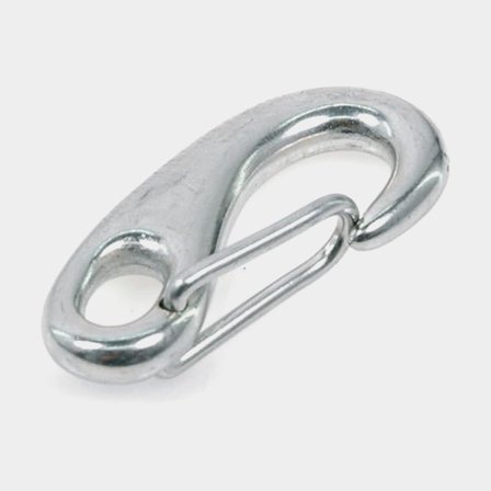 Karbiinihaka silmällä 1852-Marine SH, ruostumaton teräs, Ø6 mm, 50 mm