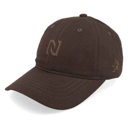 SQRTN - Nemblem Dark Brown Dad Cap Unconstructed Brown Cap - @ Hatstore