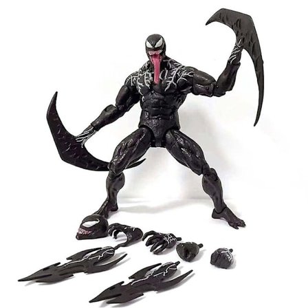 Venom Spider-Man -toimintahahmolelu Yamaguchi Marvel Legends -sarjan keräilymalli vaihtosarjalla