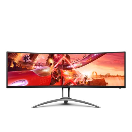 AOC Gaming AG493UCX2 - AGON Series - LED-skjerm - kurvet - 49" - HDR