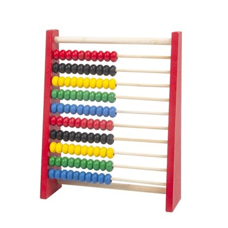 Träabacus Räknepärlor RED-S RED-S