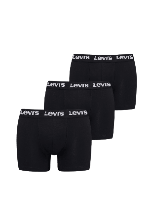 Levi's Repeat Logo Boxer brief 3-Pack Kalsonger Herr Svart L