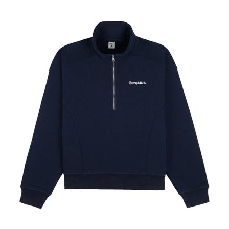 Sporty & Rich, Zip-throughs Blauw, Heren, Maat:L