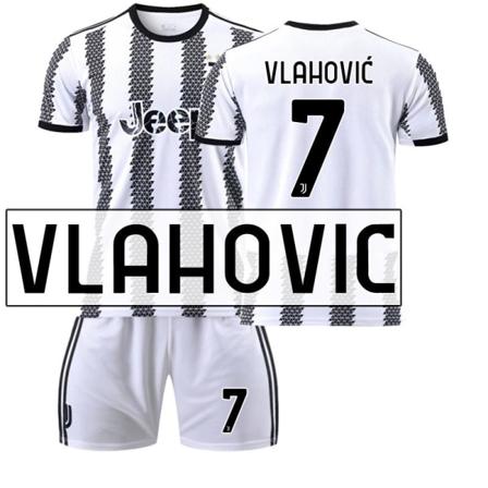 22-23 Uusi versio Juventus nro 7 Hovey nro 10 Pogba 22 Di Maria 10 Dybala Jalkapallopaita setti 2223 Juventus No.7 Horwich #S