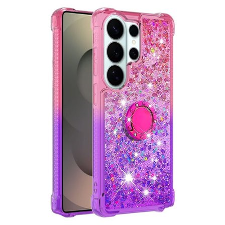 Mobilskal till Samsung Galaxy S26 Ultra TPU Gradiant Stöd Skydd - Rosa+Lila