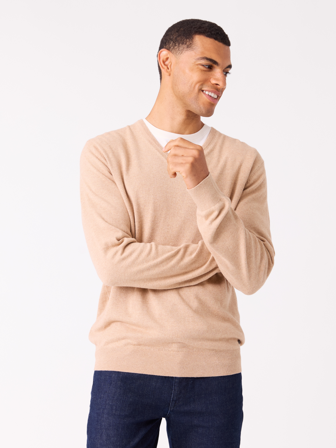 Jean Paul - Simon V-hals - Herre - Brun - Gensere - XXL