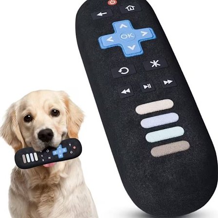 Denne fjernbetjente tyggelegetøj kræver ingen batterier og er meget interaktiv.