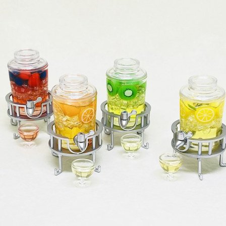 IC Dockhus Miniatyr Juice Fat för Dockhus Lekkök Dr