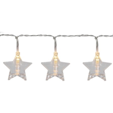 Ljusslinga Clippy LED 10 clipsstjärnor 1,8 M