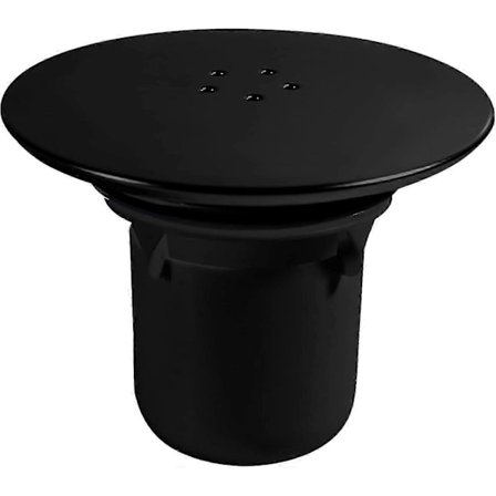 2025 Bruseafløb, Sort 90mm/115mm Bruseafløb, Universal Krom Bruseafløbsdæksel, Udskiftning af Bruseafløbsdæksel, Hurtigt Flow