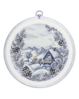 Stickpackung Bild Winter