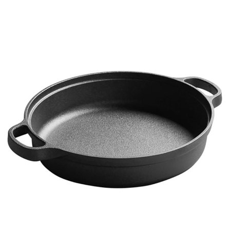 Støbejernspande med håndtag 35 cm