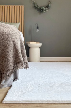 KM Home - Ryamatta Heaven - Vit - Lugg & ryamattor - 160X230 - Från Homeroom