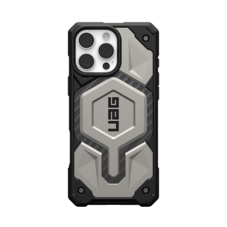 UAG Monarch Pro -kotelo MagSafella iPhone 16 Pro Maxille - Titanium - Titanium