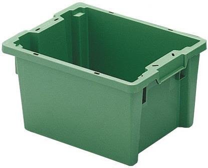 Schoeller Allibert ARCA TELLUS 4129 Transportkasse grønn 600x400x270 mm, Garasjeinnredning & oppbevaring