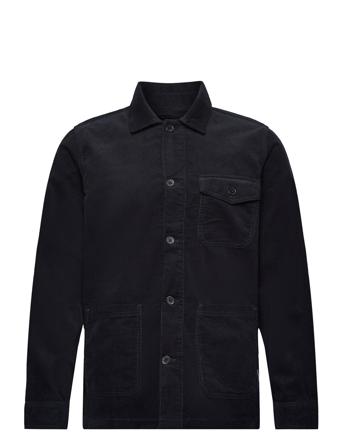 Corduroy Overshirt Overshirts Marineblå Lindbergh*Betinget Tilbud