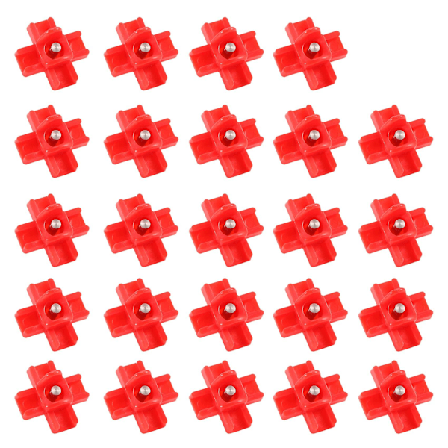 24 Pakk Horisontale Sidemonterte Automatiske Fjørfe-Nippler Rene Drikkere Vannbeholder for Kylling eller Vaktel