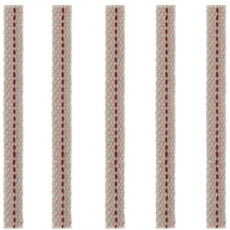 5-Pak - Veke til Parafin og Oljelampe 1x12 cm - Lampeveke