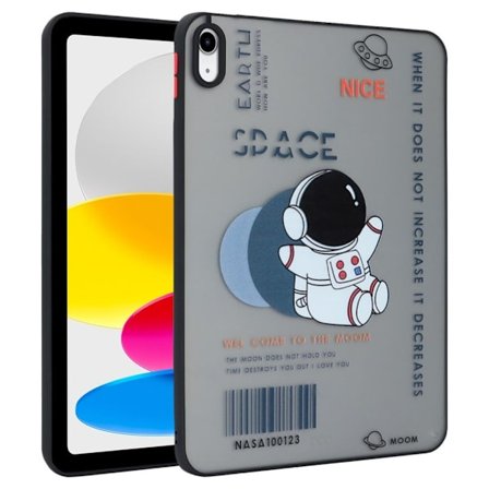 iPad 10.9" 2022 / iPad 11" 2025 Case med mönster - Astronaut