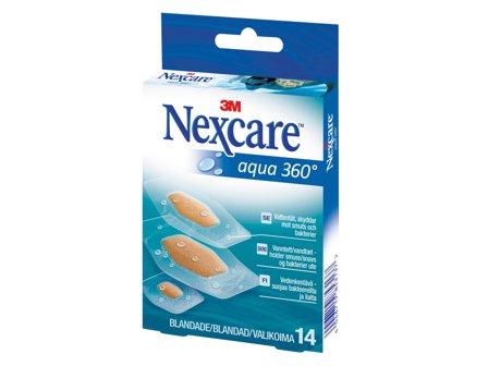 Nexcare Aqua 360 Plaster, 14 stk.