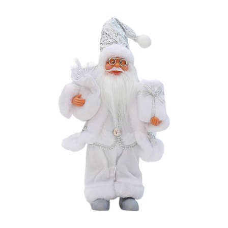 Stående julenisse 36 cm hjemmeinnredning, julefigur juledekorasjon [D]